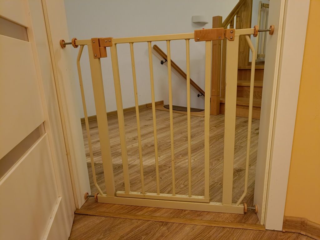 Barierka zabezpieczająca drzwi schody rozporowa (2 szt.)