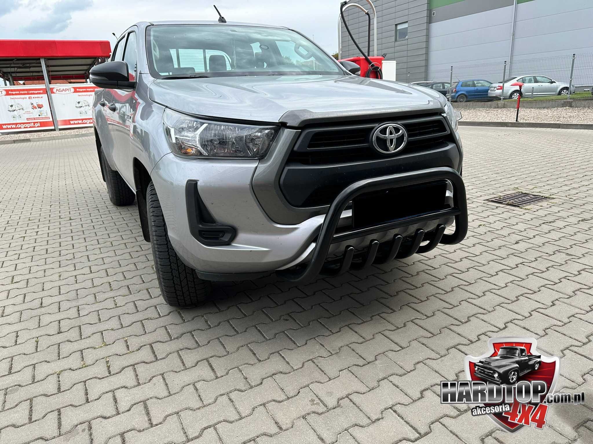 Orurowanie Toyota HILUX Kły Baranek Niskie Grill Czarne