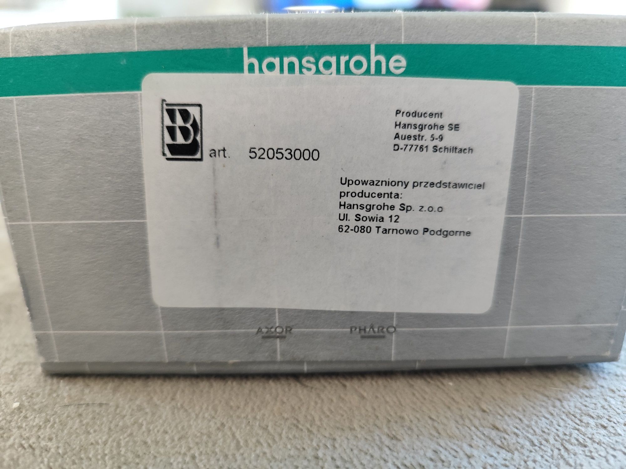 Hansgrohe syfon butelkowy chrom