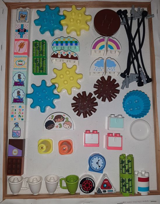 Нові цікаві деталі Лего Дупло + принти.