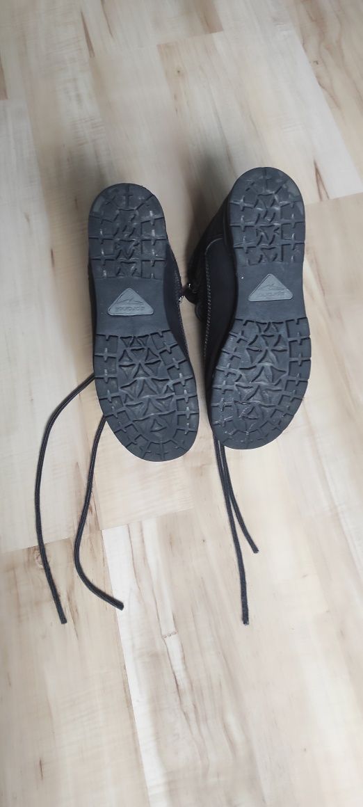 Buty za kostkę, trekingowe, sprandi earth Gear czarne, rozm. 38