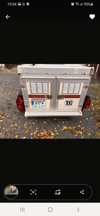 Przyczepka transportu psów