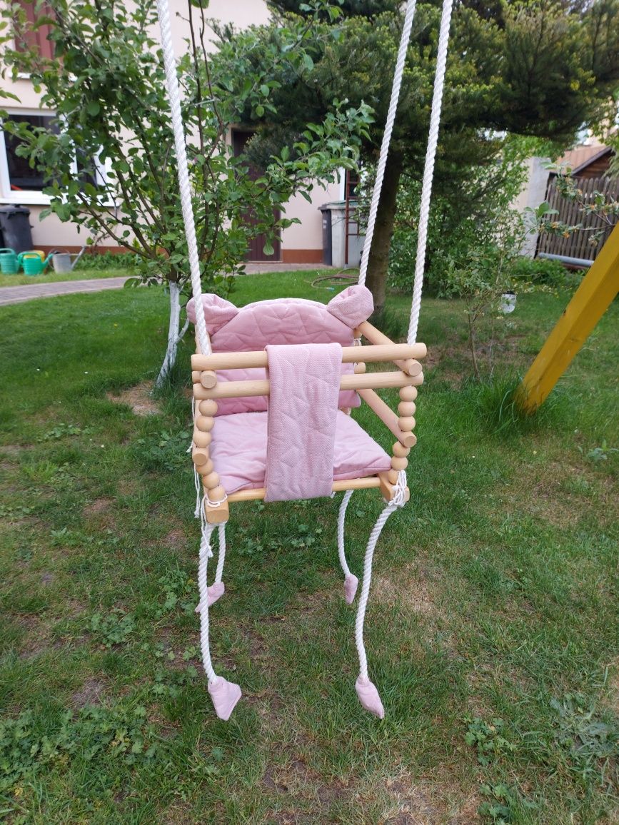 Huśtawka drewniana