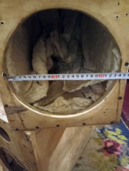 Корпуса из фанеры под динамики, саб. 52х28х43, окружности 6см и 24см