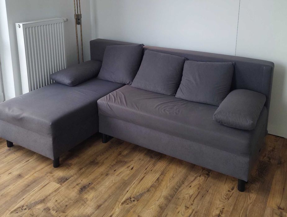 Narożnik IKEA ANGSTA z funkcją spania i skrzynią | Możliwy transport