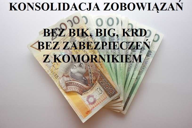 Kredyt/kredyty bez BIK/BAZ. Pożyczki gotówkowe. Konsolidacja chwilówek