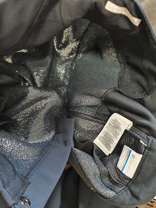 Columbia штани туристичні р. 40 M / L жіночі чорні трекінгові термо