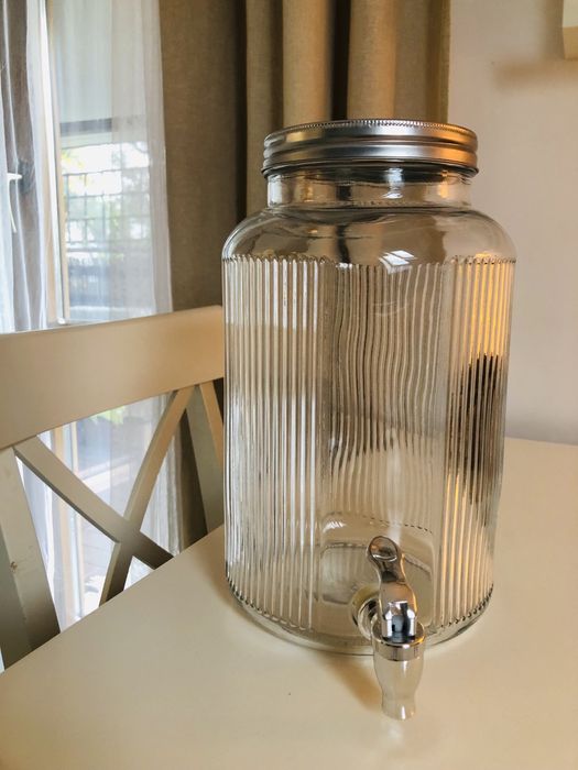 Słój z kranikiem na wode lemoniadę- nowy