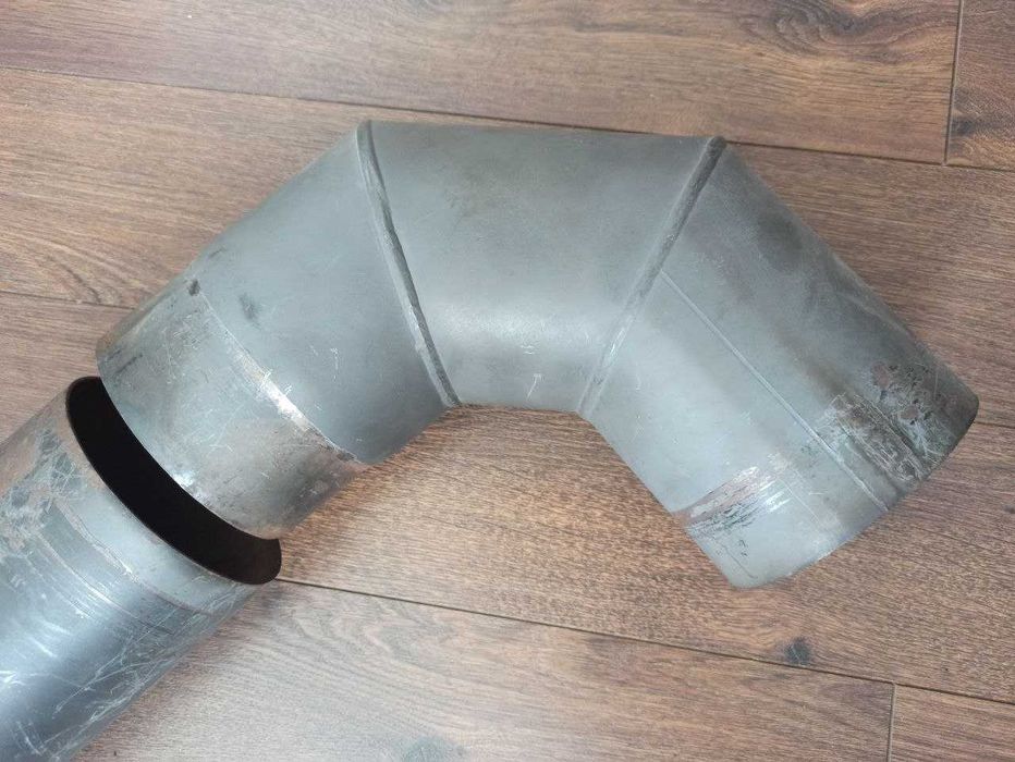 Колено труба дымохода котла ф120, 2мм сталь