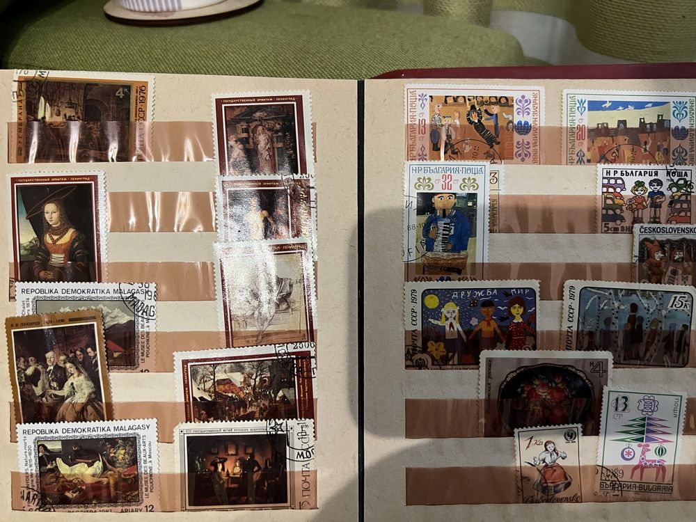 Коллекція поштових марок. Коллекция почтовых марок