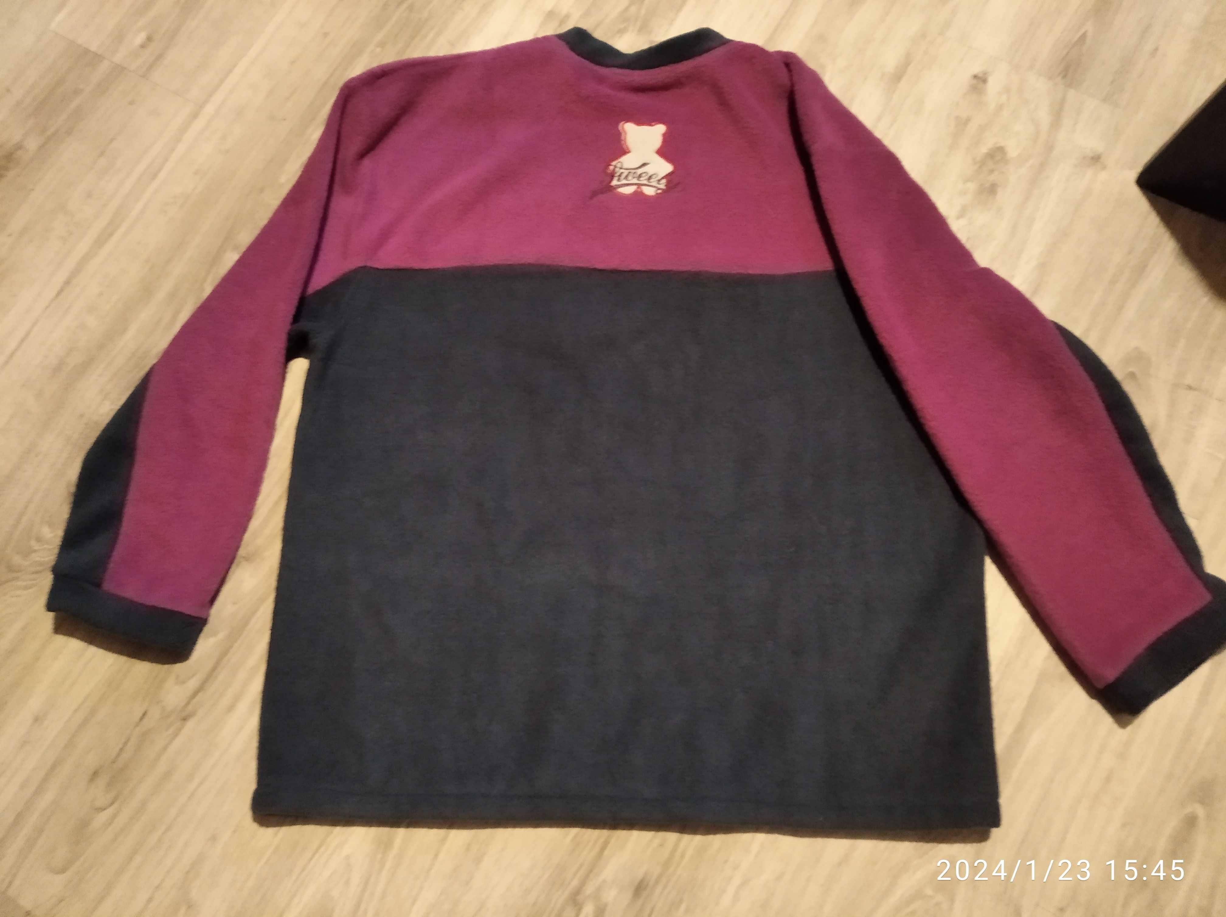 Ciepły dres z polaru rozm. XL/XXL