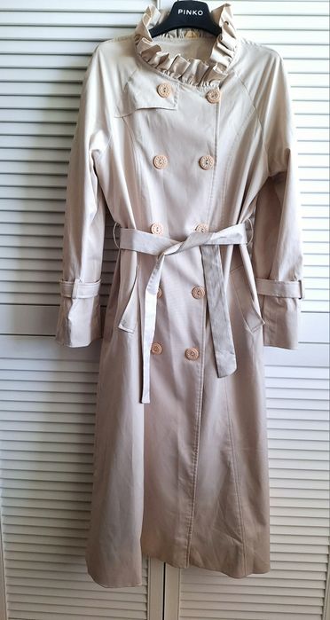 Sahrem trencz długi beż L XL