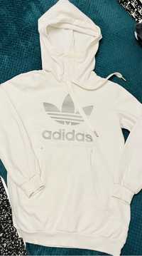 Oryginalna bluza adidas, długa z kapturem