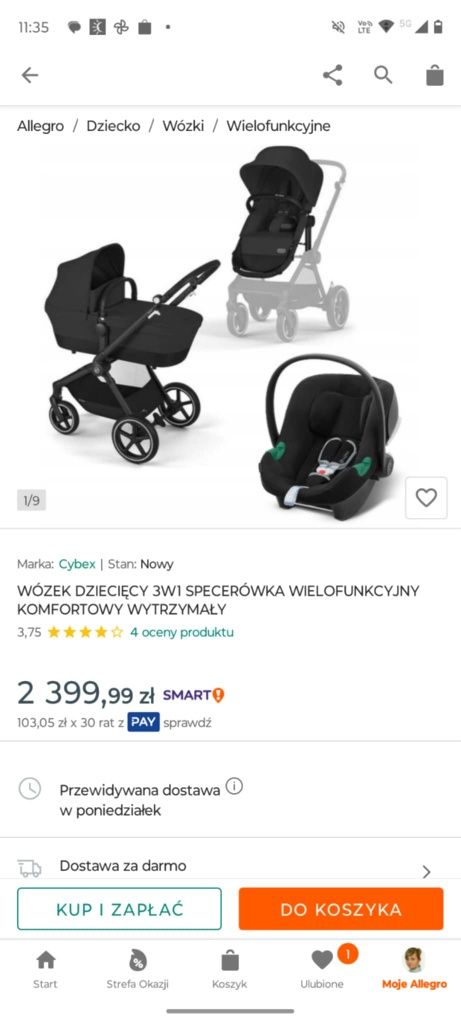Wózek Cybex Eos Basic