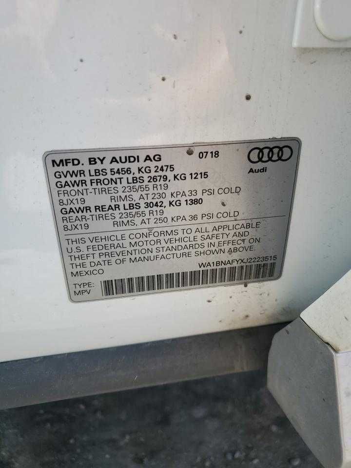 2018 Audi Q5 Premium Plus
