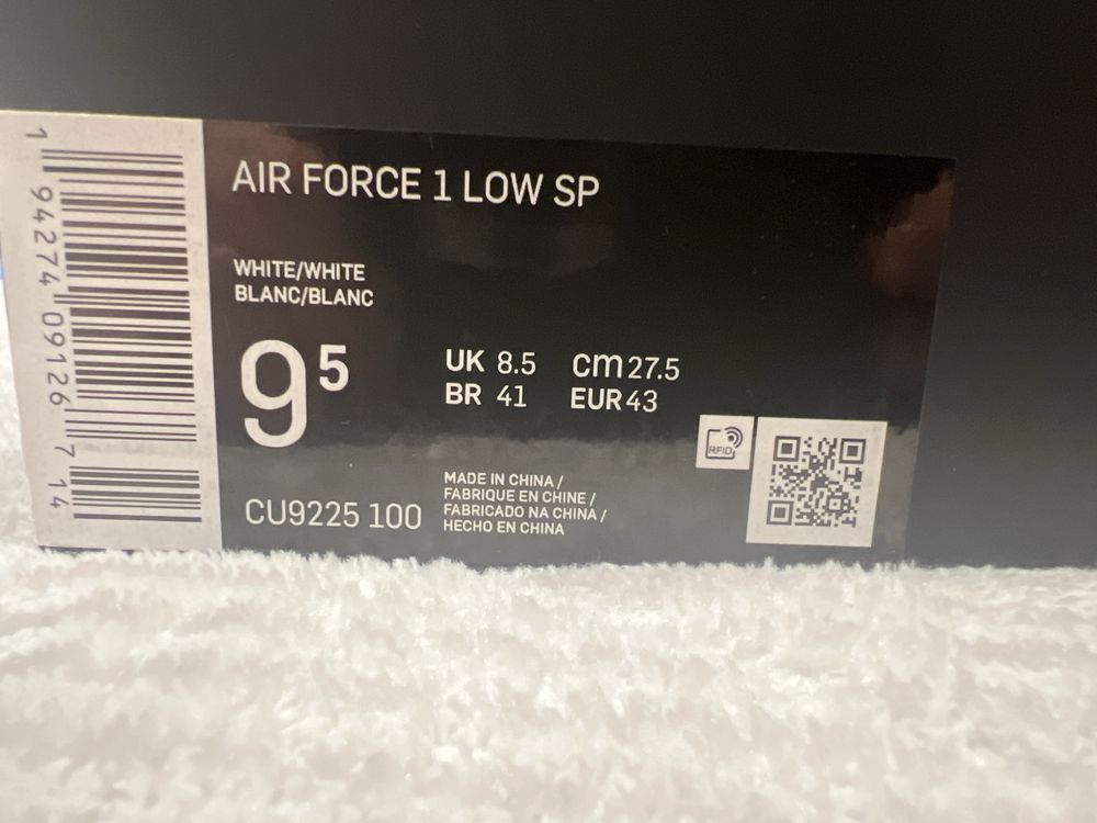 Nike Air Force 1 Low - Supreme White