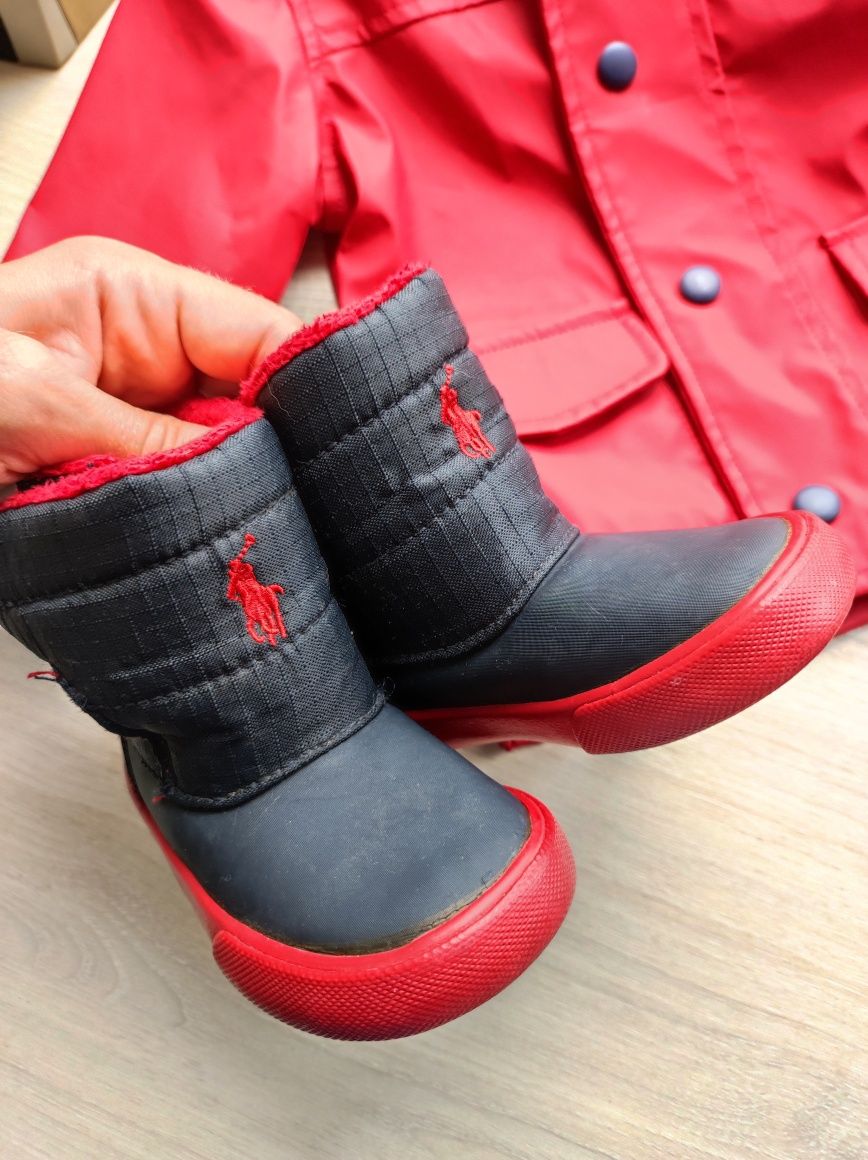 Куртка дощовик чоботи черевички Polo Ralph Lauren 6-12 місяців