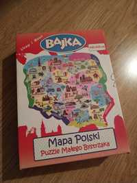 Puzzle Mapa Polski