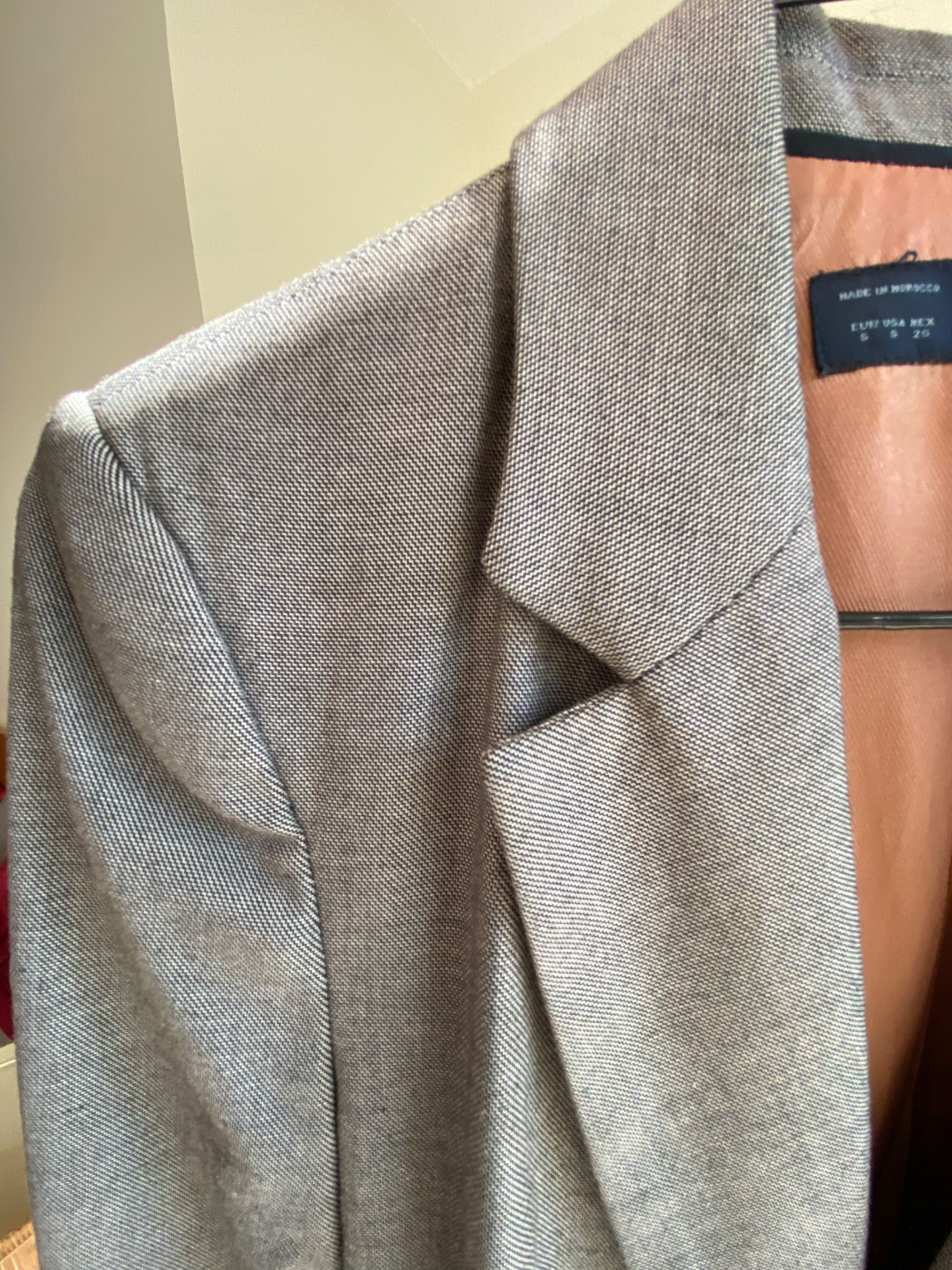 Blazer Zara S Cinzento