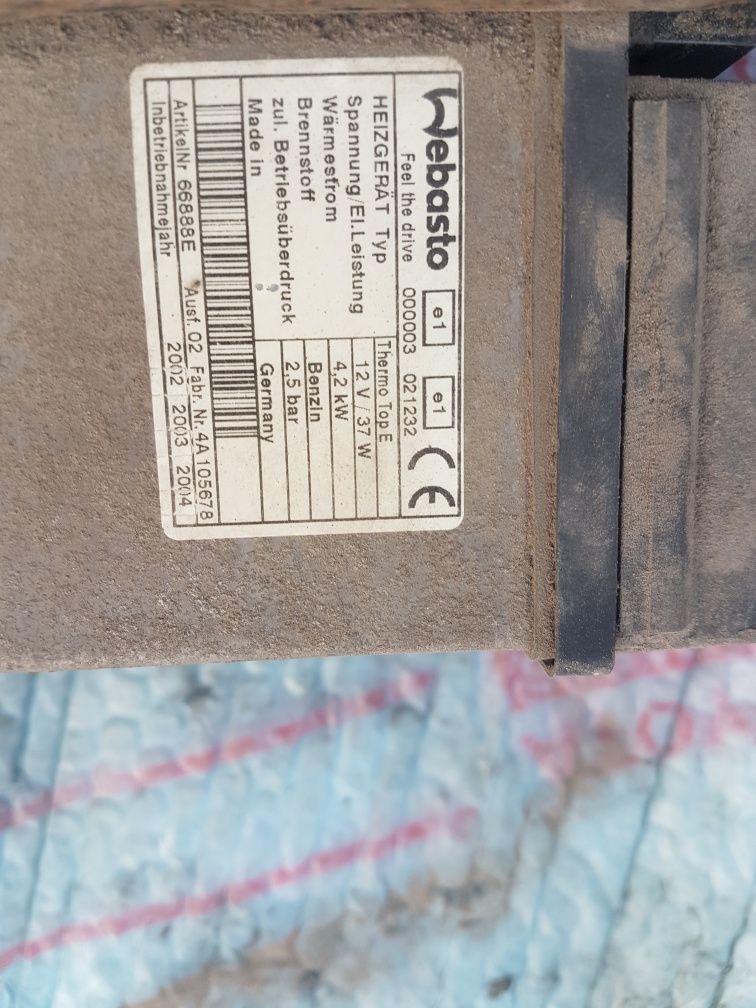 Do kolekcji - kompletne Webasto Thermo TOP E