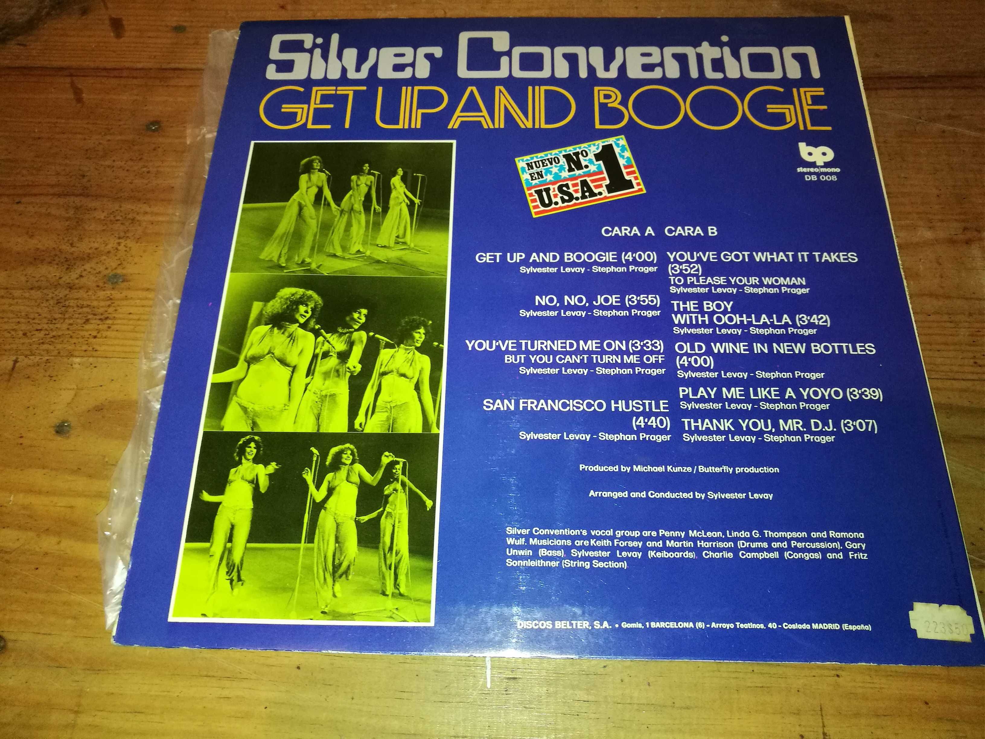 SILVER   CONVENCION - Get Up And Boogie (Ed Espanhola - 1976) LP