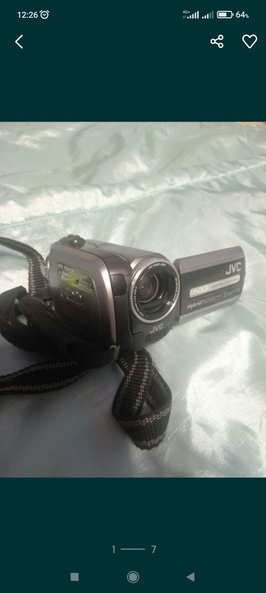 JVC видеокамера жёсткий диск обмен