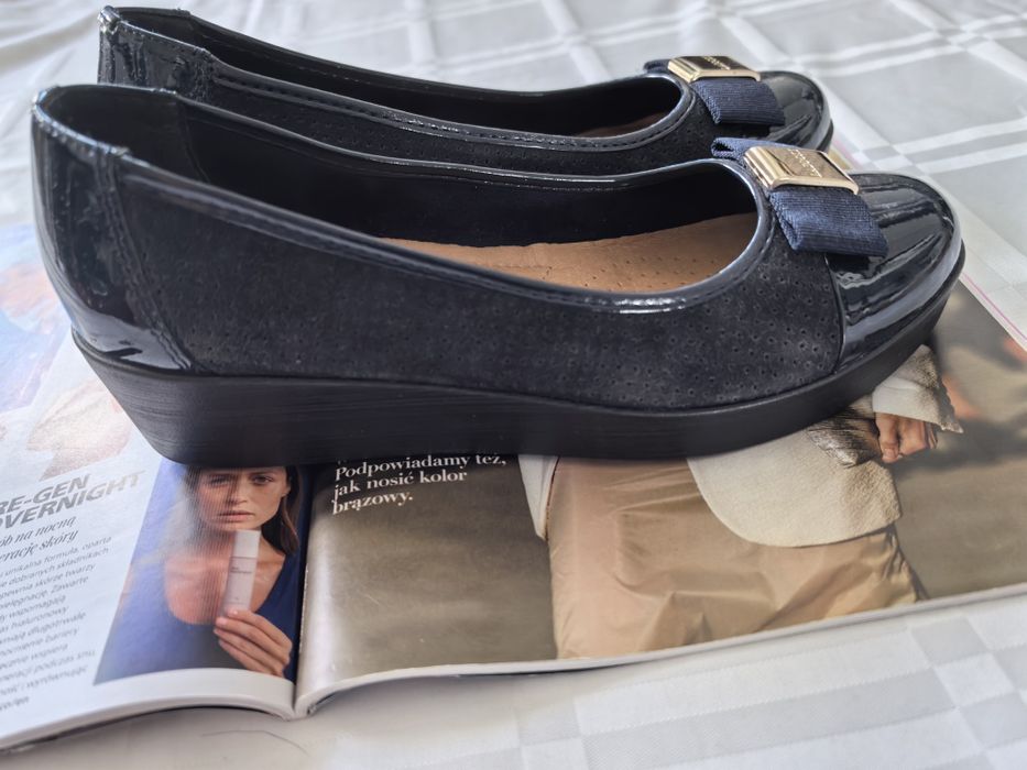 Baleriny Damskie Skórzane Lasocki r.36