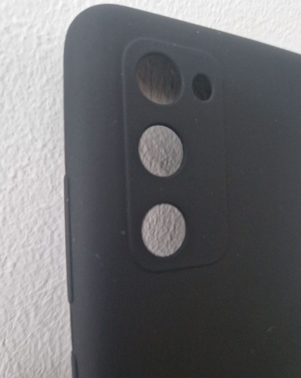 Silicone Lite Case do Samsung Galaxy S20 FE/Lite czarny + szkło 9h