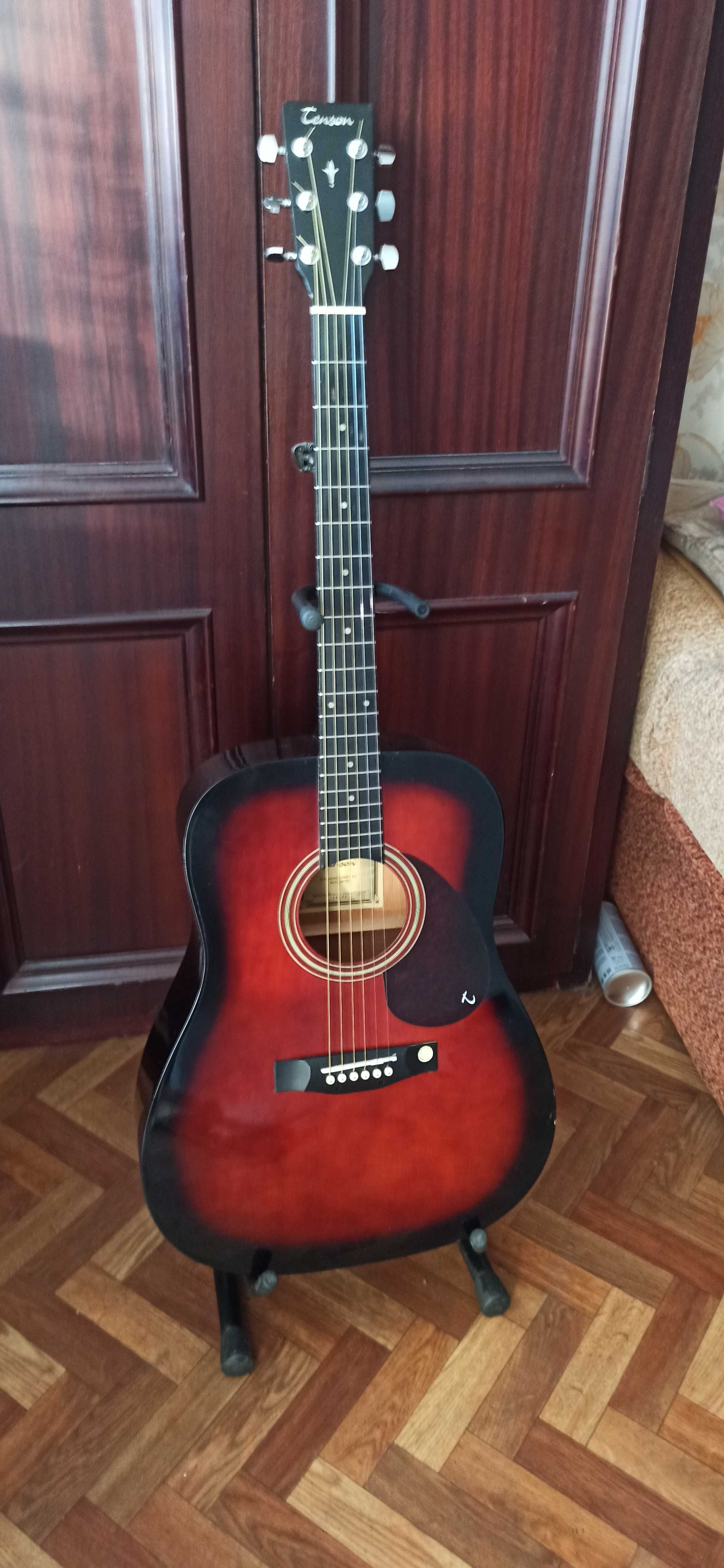 Gitara akustyczna TENSON  DREADMOUGHT z pokrowcem
