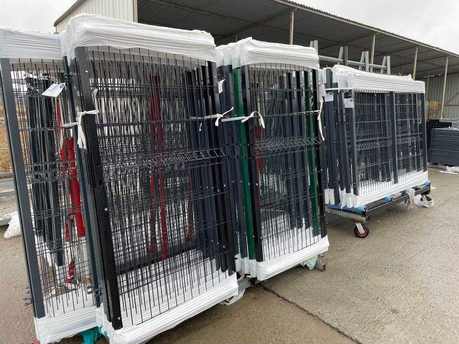 Furtka 170x90cm panel 4mm ogrodzeniowa cynk ogniowy+kolor