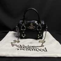 Vivienne westwood black mini bag, сумка вивьен вествуд