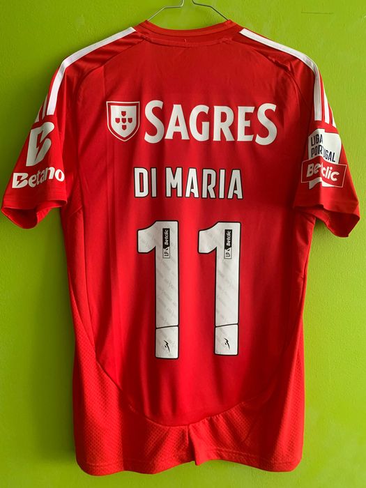 Camisola Benfica Preparada para Jogo Dí Maria