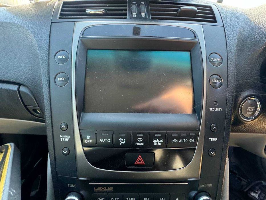Центральний навігаційний дисплей до Lexus GS300, GS430 2006