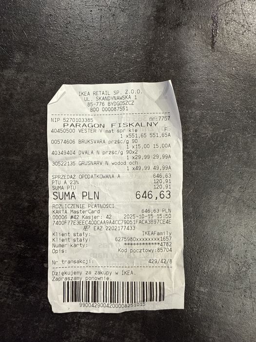 Materac 90x200 ikea nowy