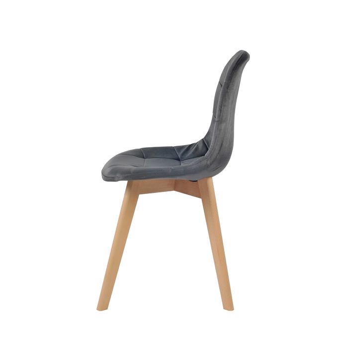 Krzesło Skandynawskie DSW welurowe NOWOCZESNE KOLORY