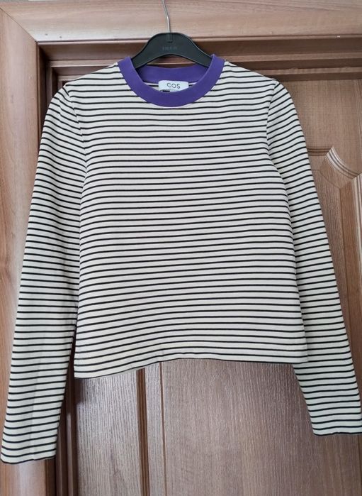 Лонгслів Cos XS у смужку джемпер лонг кофта