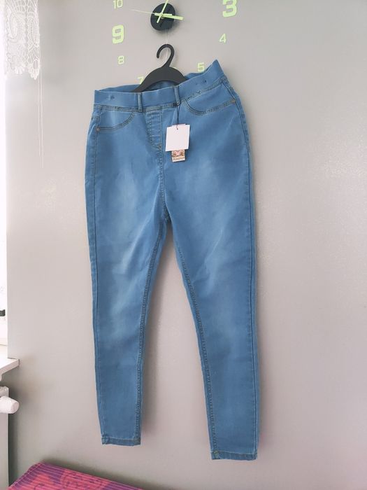 Nowe damskie jegginsy spodnie damskie jeansy elastyczne rozmiar 44