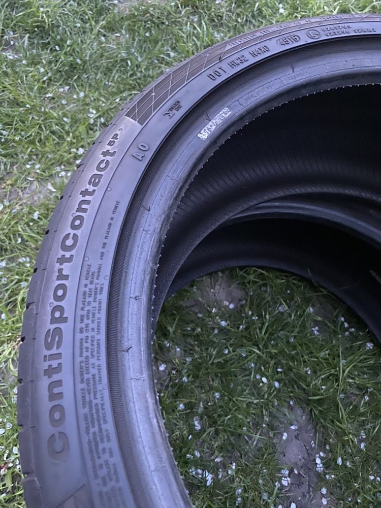летняя резина шини гкма  255/35 R19 CONTINENTAL 15год 5,2мм