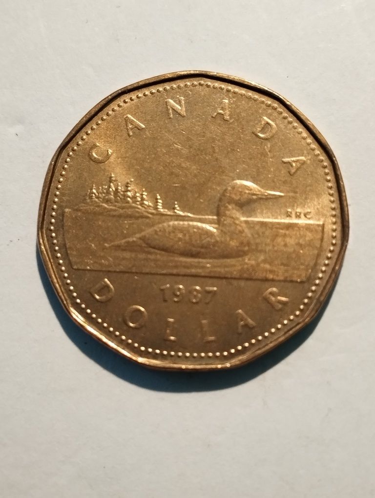 Moedas de 1 Dollar 1987 e 1989 Proof do Canadá não circuladas