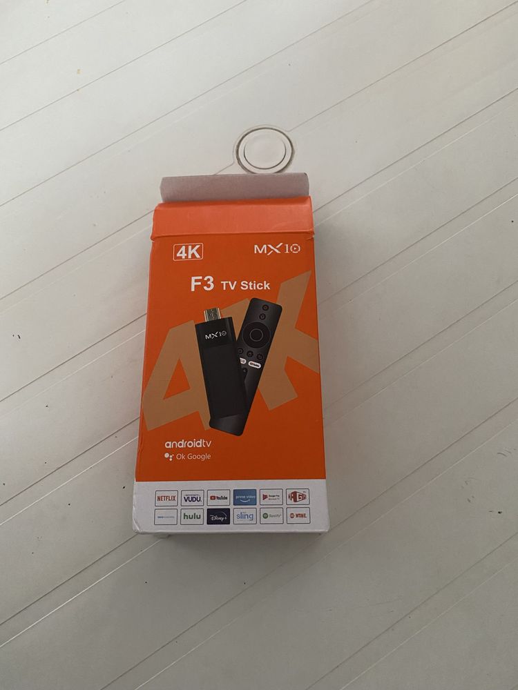 F3 TV Stick novo na caixa nunca