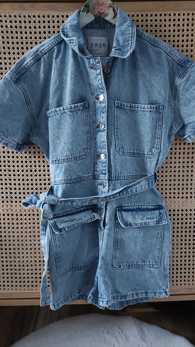 Kombinezon jeansowy 36/38