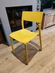 3 Żołte krzesła janinge z IKEA