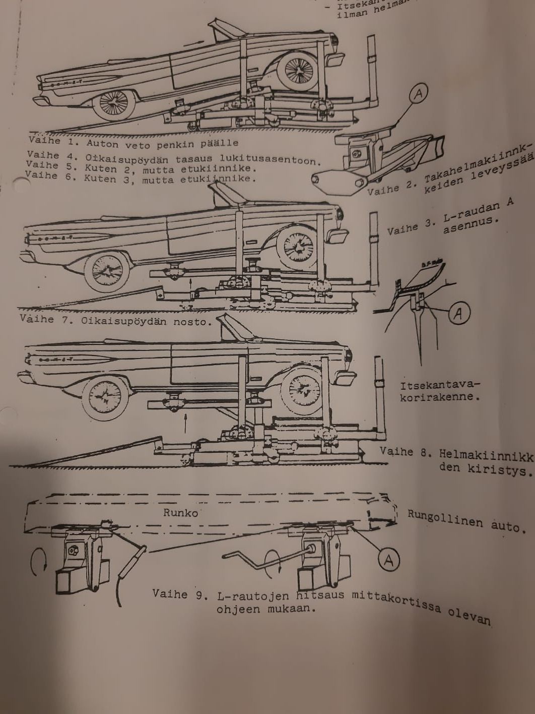Rama blacharska naprawcza autorobot 3