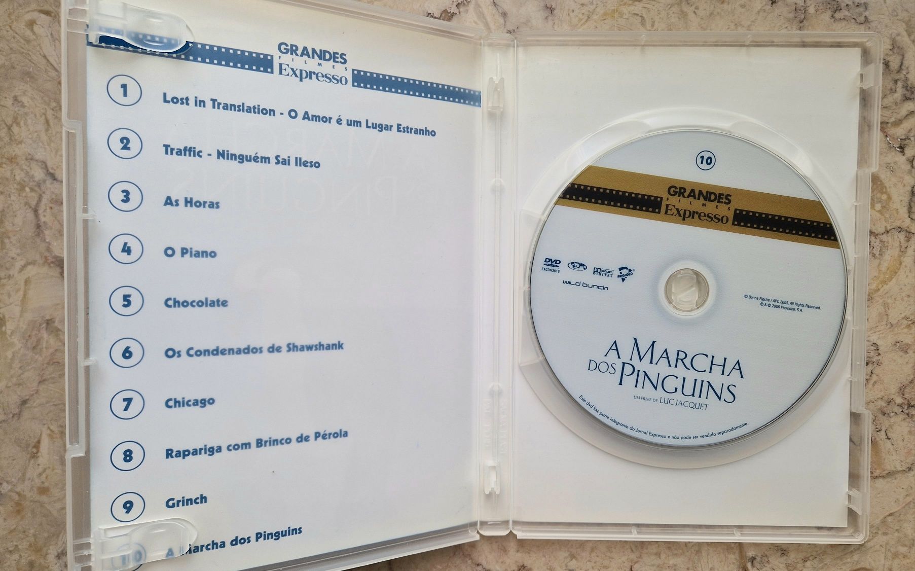 DVD A marcha dos pinguins documentário