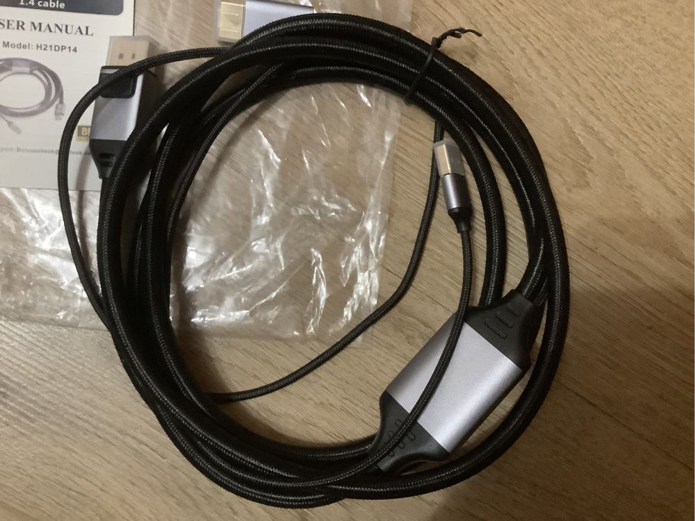 Кабель 8k Hdmi 2.1 DisplayPort 1.4 для PS, Xbox