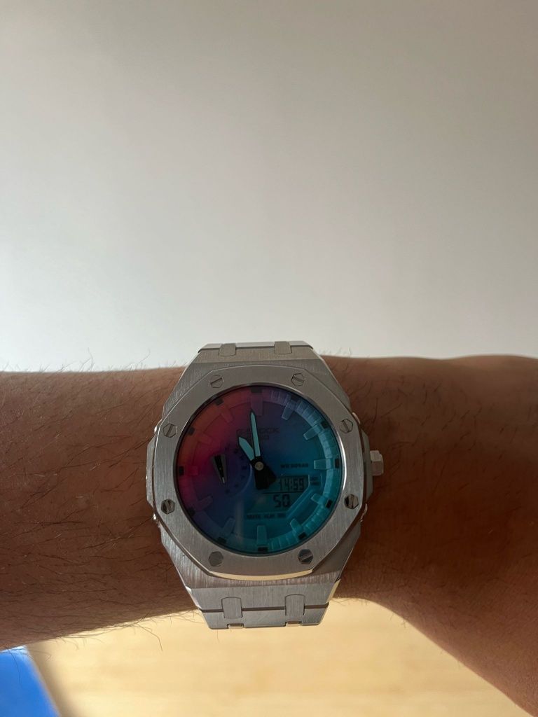 Casioak Ferro G-shock Casio GA-2100-1A1 modifificado 
Incluem I
