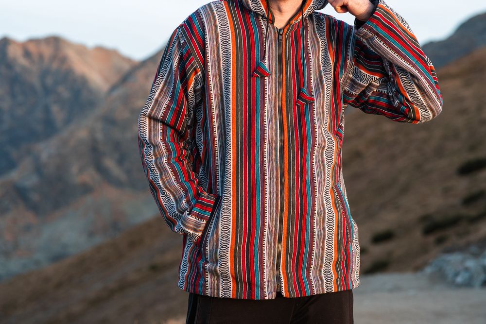 Bluza etno gheri boho hippie nepal 420 festiwal vintage