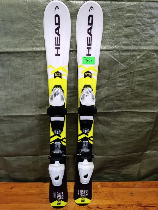 Nr 196 Narty zjazdowe dziecięce Head SuperShape team 87 cm
