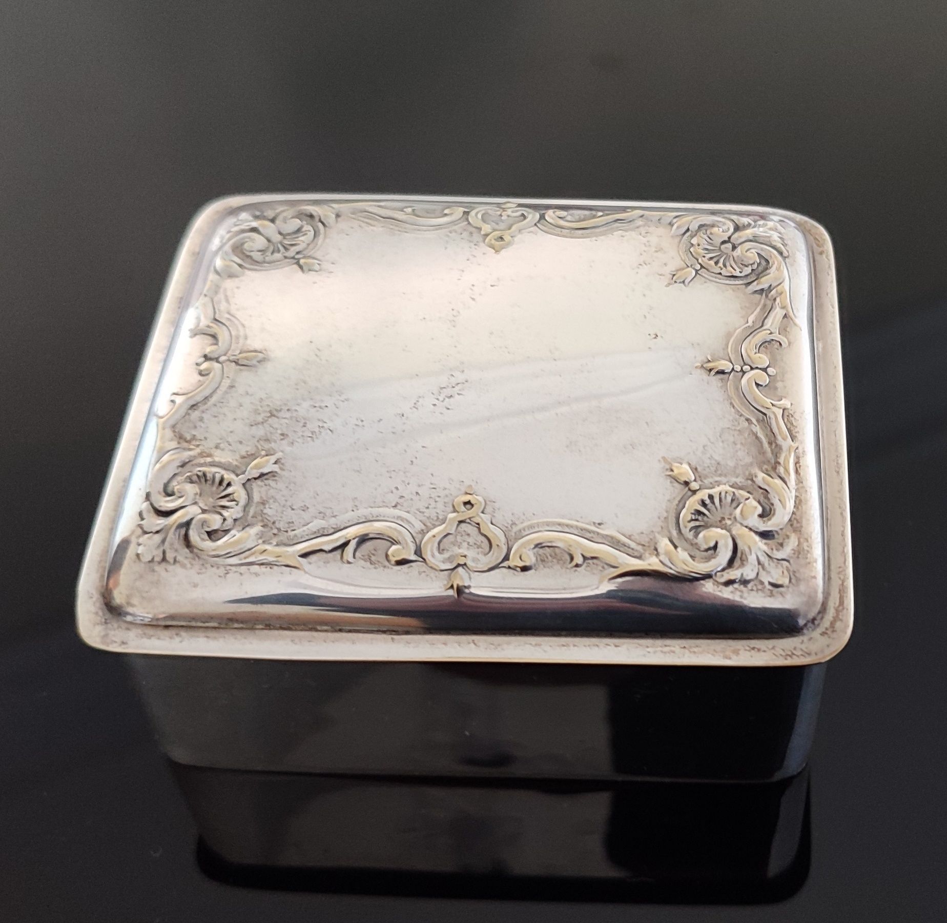Caixa silver plates 9 x 7 x 4 cm