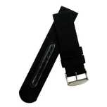 Pasek do zegarka parciany 18mm czarny